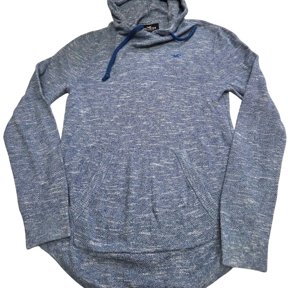 Hollister long sleeve shirt hoodie with drawstring mens size M